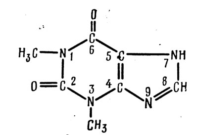 1,3 - диметилксантин (теофиллин)